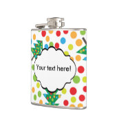 Flasques Motif d'arbres de Noël (Gauche)