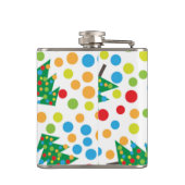 Flasques Motif d'arbres de Noël (Dos)