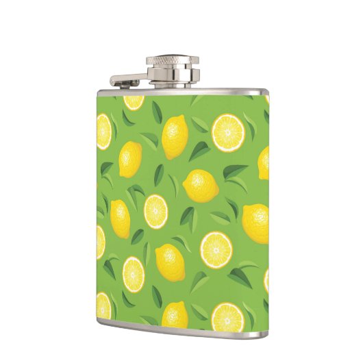 Flasques Motif d'arrière - plan de citrons (Gauche)