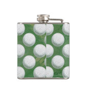 Flasques Motif de balle de golf peint (Dos)