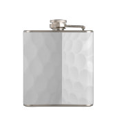 Flasques Motif de balle de golf personnalisé Nom Monogramme (Dos)