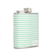 Flasques Motif de bande verte (Droite)