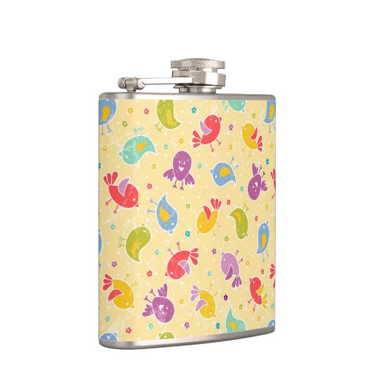 Flasques Motif de bébé avec les oiseaux mignons (Droite)