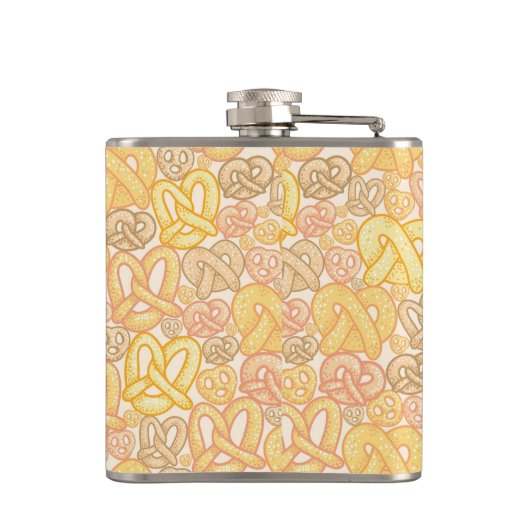 Flasques Motif de bretzel (Dos)