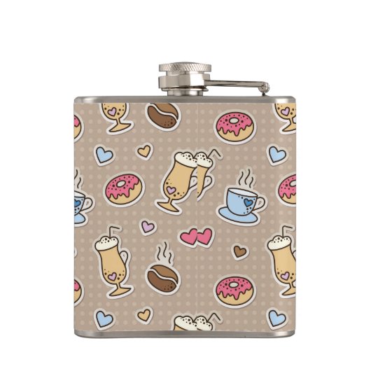 Flasques Motif de café (Dos)