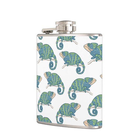 Flasques Motif de caméléon (Gauche)