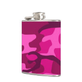Flasques Motif de Camouflage Camo Fuchsia rose chaud (Gauche)