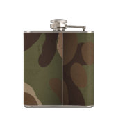 Flasques Motif de camouflage militaire classique (Dos)
