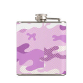 Flasques Motif de camouflage violet (Dos)