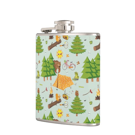 Flasques Motif de camping (Gauche)