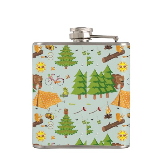 Flasques Motif de camping (Dos)