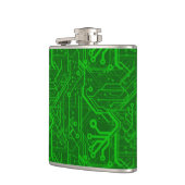 Flasques Motif de carte électronique de vert (Gauche)