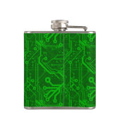 Flasques Motif de carte électronique de vert (Dos)