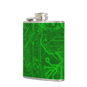 Flasques Motif de carte électronique de vert (Gauche)