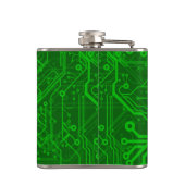 Flasques Motif de carte électronique de vert (Dos)