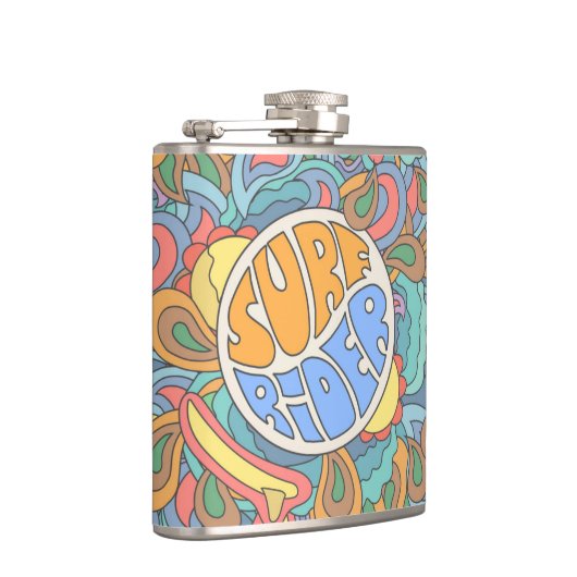 Flasques Motif de cavalier de surf (Droite)