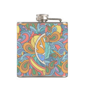 Flasques Motif de cavalier de surf (Dos)