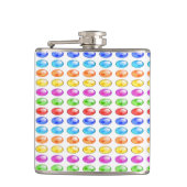 FLASQUES MOTIF DE CERCLES COLORÉS (Devant)