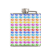 FLASQUES MOTIF DE CERCLES COLORÉS (Dos)