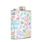 Flasques motif de chat (Droite)