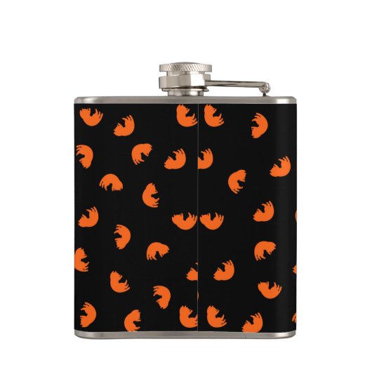 Flasques Motif de chat orange (Dos)