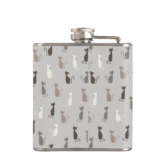 Flasques Motif de chats (Dos)