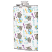 Flasques Motif De Chats, Chats Mignons, Chatons, Poisson (Gauche)