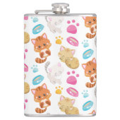 Flasques Motif De Chats, Chats Mignons, Kitty, Chatons, Paw (Devant)