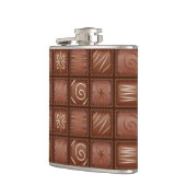 Flasques Motif de chocolat (Gauche)