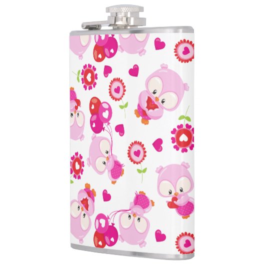 Flasques Motif De Chouettes, Chouettes Mignonnes, Chouettes (Gauche)