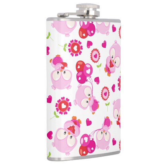 Flasques Motif De Chouettes, Chouettes Mignonnes, Chouettes (Droite)