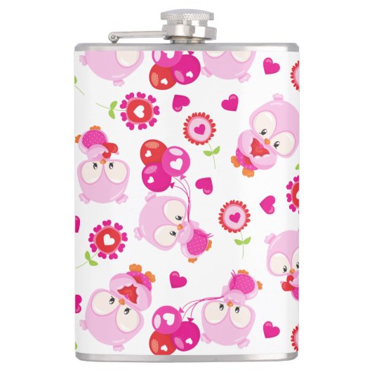 Flasques Motif De Chouettes, Chouettes Mignonnes, Chouettes (Devant)