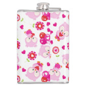 Flasques Motif De Chouettes, Chouettes Mignonnes, Chouettes (Dos)