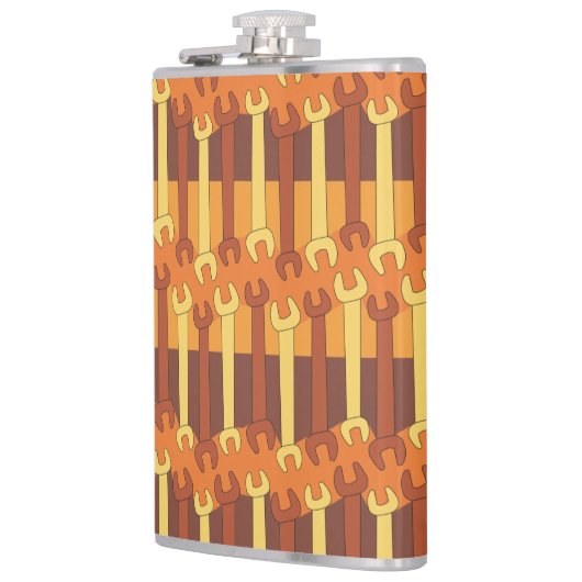 Flasques Motif de clé verticale (Gauche)