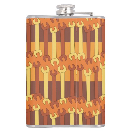 Flasques Motif de clé verticale (Dos)