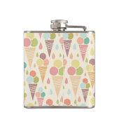 Flasques Motif de cornets de crème glacée (Dos)