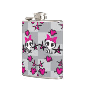 Flasques Motif de crânes d'Emo (Gauche)