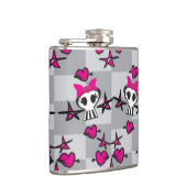 Flasques Motif de crânes d'Emo (Droite)