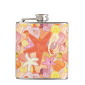 Flasques Motif de créature maritime Pastel (Devant)