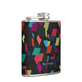 Flasques Motif de cube géométrique Abstrait cool personnali (Droite)