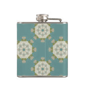 Flasques Motif de damassé avec les éléments abstraits (Dos)