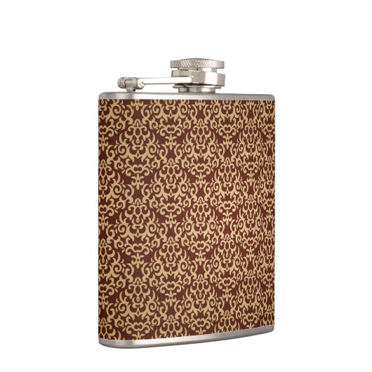 Flasques Motif de damassé sur l'arrière - plan de gradient (Droite)