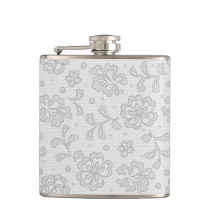 Flasques Motif de dentelle, cru 1 de fleur