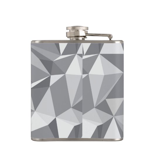 Flasques Motif de diamant - polygone abstrait (Dos)