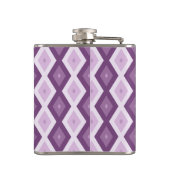 Flasques Motif de diamant violet (Dos)