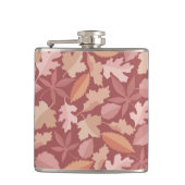 Flasques motif de feuilles de Marsala (Devant)