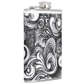 Flasques Motif De Flèche Noir Et Blanc (Droite)