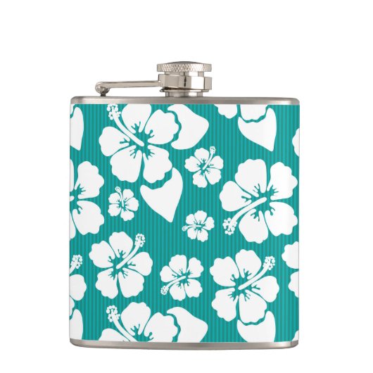 Flasques Motif de fleur hawaïen de ketmie (Devant)