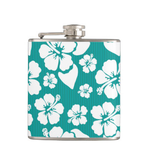 Flasques Motif de fleur hawaïen de ketmie