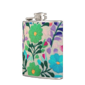 Flasques Motif de fleurs coloré (Gauche)